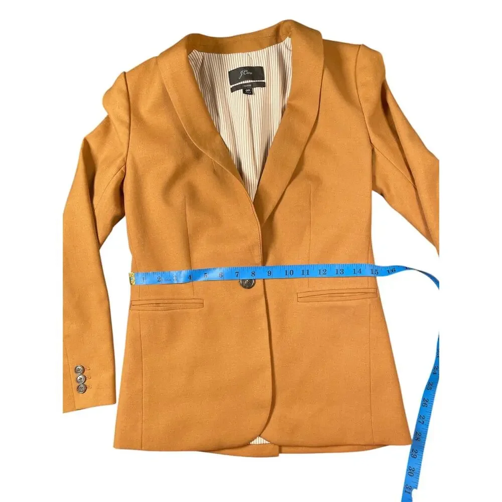 J.Crew Parke Chestnut Blazer in Wool - sz 00